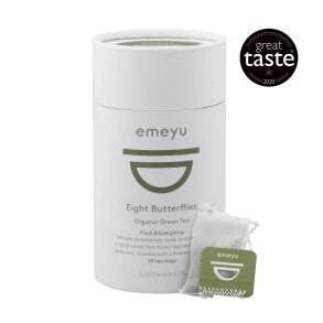 kologisk Eight Butterflies  20 stk. bomulds teposer