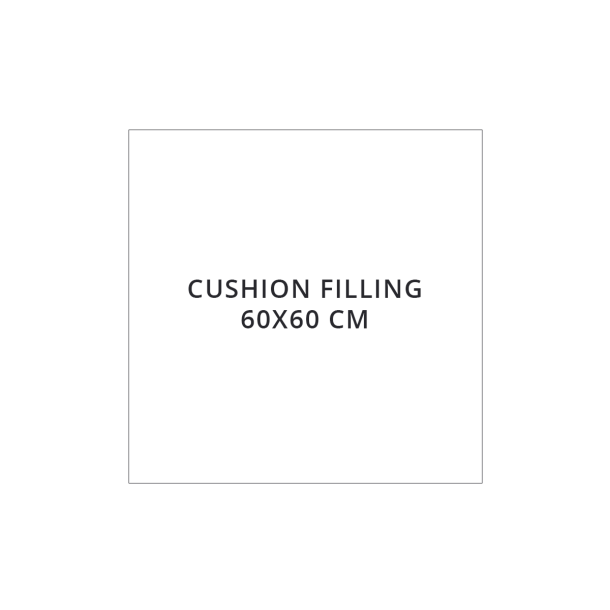 Dun Filling pude til pude med kvaster 60x60 cm