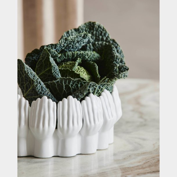 Mantra skl i hvid keramik