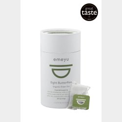 kologisk Eight Butterflies  20 stk. bomulds teposer