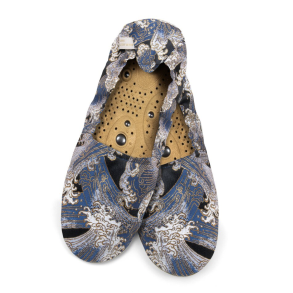 Massage Slippers (bl nuancer og guld)