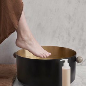 Eksklusivt fodbad (messing)