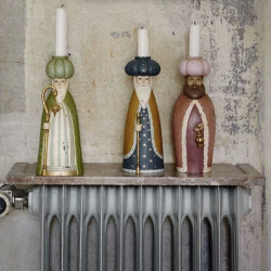 De tre stende vise mnd (lysestager)