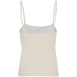 Top (creme) m. indsyet BH