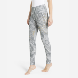 Gemstone ROSAQVARTS YOGA leggings (gr &amp; guld)