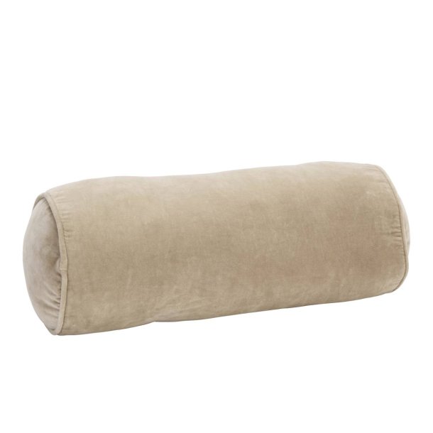 Lang rund pude (Taupe)