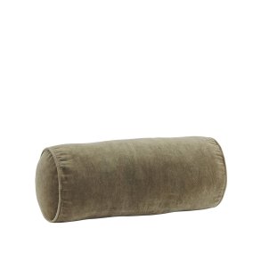 Lang rund pude (Dusty green)