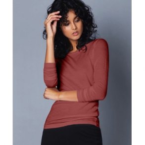 Bluse langrmet Marsala