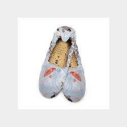 Massage Slippers (bl og rde med karper)