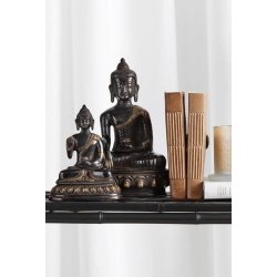 Black Buddha Large inkl. stofpose - H25 cm