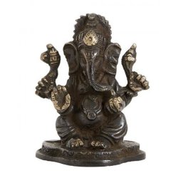 Black Ganesh small - H7 cm