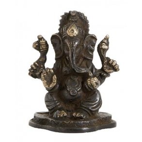 Black Ganesh small - H7 cm