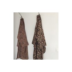 PRINTED COTTON KIMONO W/ BELT