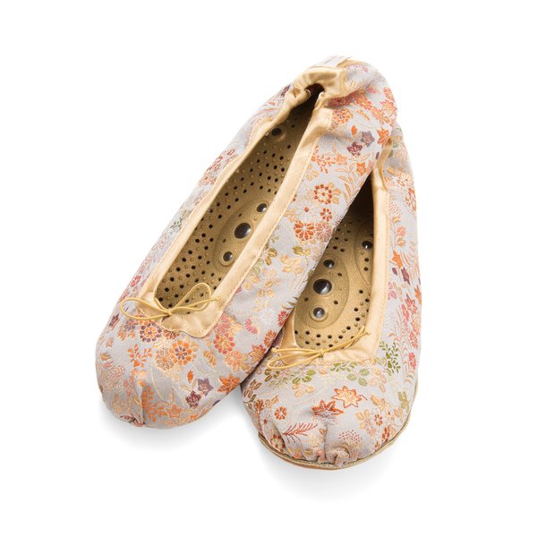 Massage Slipper i Silke - Silver